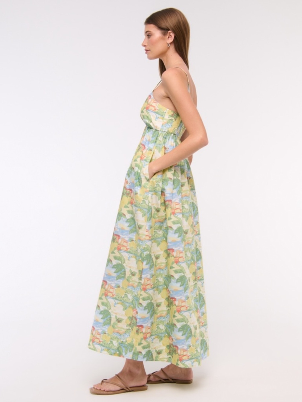 Abercrombie & Fitch Sweetheart Babydoll Maxi Dress - NWT - Picture 7 of 9